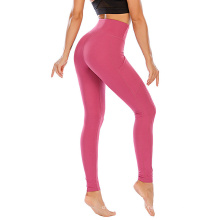 Pantalon de yoga de yoga pantalon de yoga couleur solide